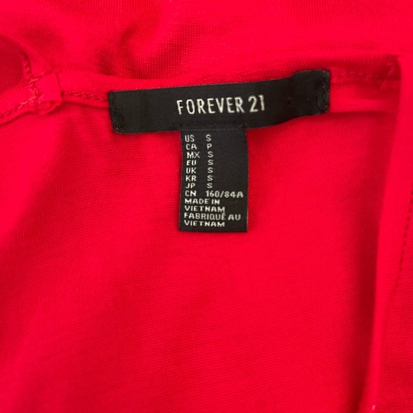 Red racer tank top - Picture 3 of 4